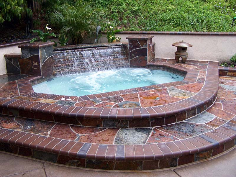 Inground Fiberglass Hot Tubs from Whiteswan Pools and Spas